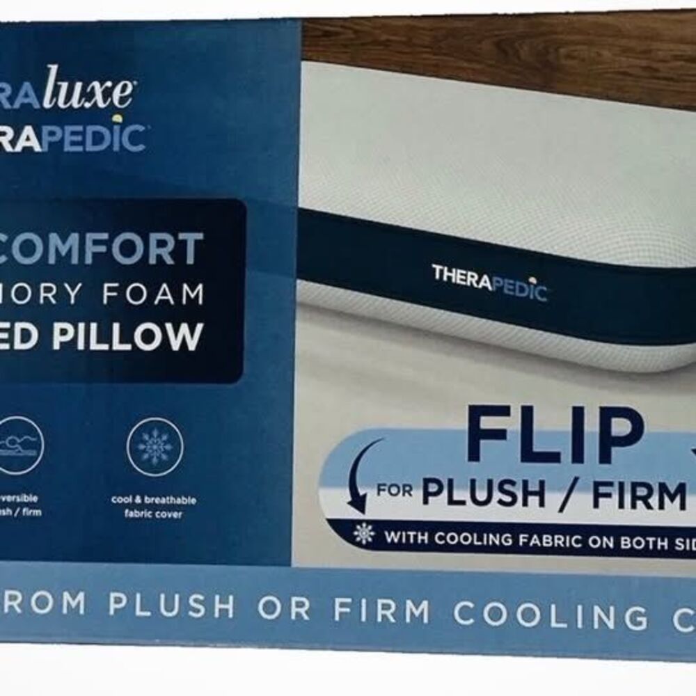 Queen sized therapeutic gel Memory foam cozy pillow comfort